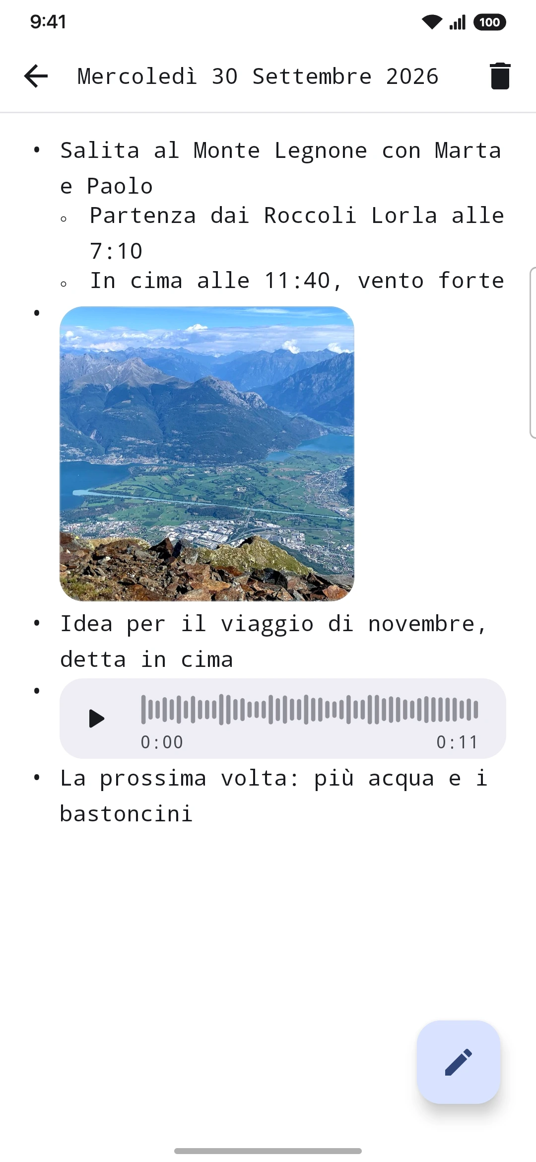 Foto e audio