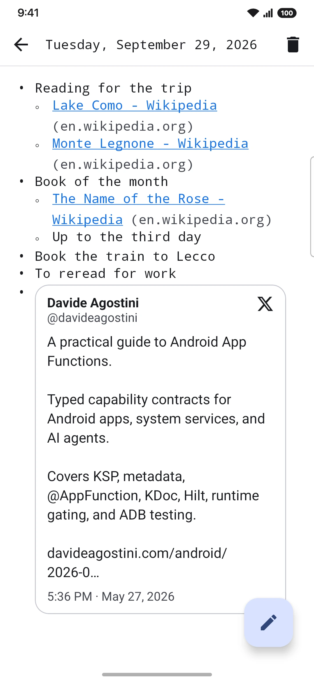Links you can read